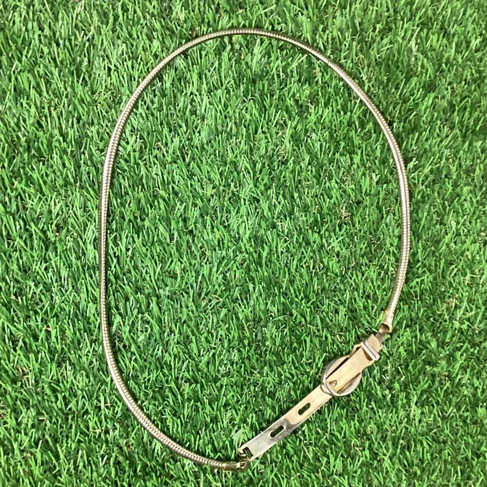 Vintage Gold Thing Belt w/ Hook Buckle S 27